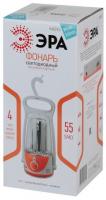 KA55S Фонарь ЭРА Акку 4V4Ah, 55xSMD, ЗУ 220V, карт (12/96)
