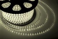 Лента светодиодная 220В, SMD5050, 60 LED/м, Теплый белый, 13х8мм,с кабелем питания, IP67 NEON-NIGHT
