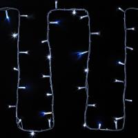 Гирлянда светодиодная Нить 20м 200 LED БЕЛЫЙ белый каучук IP67 эффект мерцания 230В соединяется нужен блок 315-001 NEON-NIGHT