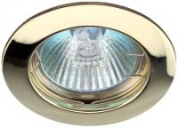 KL1 GD Светильник ЭРА литой простой MR16,12V, 50W золото (1/100)