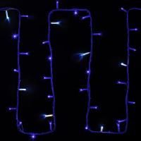 Гирлянда светодиодная Нить 20м 200 LED СИНИЙ белый каучук IP67 эффект мерцания 230В соединяется нужен блок 315-001 NEON-NIGHT