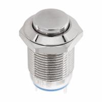 Кнопка антивандальная Ø12 Б/Фикс (2с) OFF-(ON) выпуклая (A12-B2) REXANT