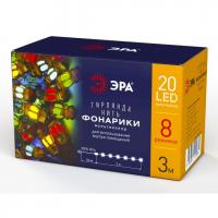 ENIN-3F ЭРА Гирлянда LED Нить Фонарики 3 м мультиколор, 220V, IP20 (36/720)