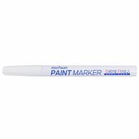 Маркер-краска Extra Fine Paint Marker 1мм, нитрооснова, белый MunHwa