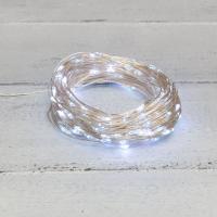 Гирлянда Роса с трансформатором, 20 м, 200 LED, белое свечение NEON-NIGHT