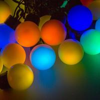 Гирлянда светодиодная Мультишарики Ø38мм 10м 40 LED RGB черный ПВХ IP65 быстрая смена цвета 230В нужен блок 303-500 NEON-NIGHT