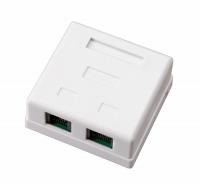 Розетка комбинированная внешняя, UTP RJ-45(8P8C) + RJ-11(6P-4C) REXANT