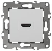 12-3114-01 ЭРА Розетка HDMI, Эра12, белый (10/100/3200)