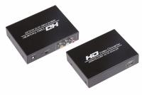 Конвертер HDMI на 3 RCA, металл  REXANT