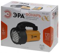 PA-601 Фонарь ЭРА прожектор АЛЬФА [19xLED + 24xLED, литий 3Ач, ЗУ 220V+12V, карт] (8/144)