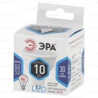 LED MR16-10W-840-GU5.3 ЭРА (MR16, 10Вт, нейтр, GU5.3) (10/100/4000)