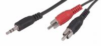Шнур Стерео 3,5мм - 2 RCA, 10м REXANT