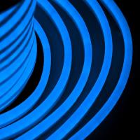 Гибкий неон DIP 12x26мм односторонний 80 LED/м СИНИЙ оболочка синяя бухта 50м (5 комплектов подключения) NEON-NIGHT