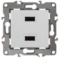 12-4110-01 ЭРА Устройство зарядное USB, 5В-2100мА, Эра12, белый (6/60/1440)