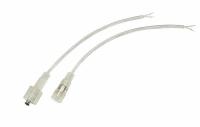 Соединительный кабель (2pin) герметичный (IP67) 2х0.35мм²  прозрачный  REXANT