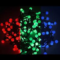 Гирлянда светодиодная Мультишарики Ø23мм 10м 80 LED RGB черный ПВХ IP65 быстрая смена цвета 230В нужен блок 303-500 NEON-NIGHT