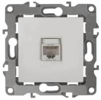 12-3107-01 ЭРА Розетка информационная RJ45, Эра12, белый
