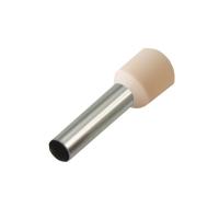 Наконечник штыревой втулочный изолированный F-18 мм 10 мм² (НШВи 10-18) слоновая кость REXANT