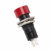 Выключатель-кнопка 250V 1А (2с) ON-OFF красная (PBS-16А) REXANT