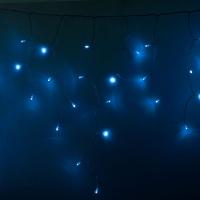 Гирлянда светодиодная Бахрома (Айсикл) 2,4х0,6м 88 LED СИНИЙ прозрачный ПВХ IP65 постоянное свечение 230В NEON-NIGHT