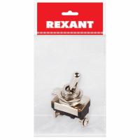 Тумблер 220V 10А (2c) ON-OFF однополюсный  Mini  (ASW-23)  REXANT Индивидуальная упаковка 1 шт