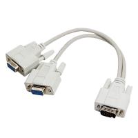 Переходник штекер VGA - 2 гнезда VGA, провод REXANT