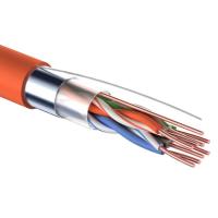 Кабель витая пара F/UTP, CAT 5e, ZH нг(А)-HF, 4PR, 24AWG, INDOOR, SOLID, оранжевый, 305м, REXANT