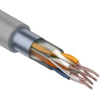 Кабель витая пара F/UTP, CAT 5e, PVC, 4PR, 24AWG, INDOOR, STRANDED, серый, 305м, REXANT