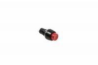 Выключатель-кнопка 250V 2А (2с) OFF-(ON) Б/Фикс красная Micro (PBS-20В) REXANT