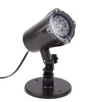 LED проектор, белые снежинки, 230В