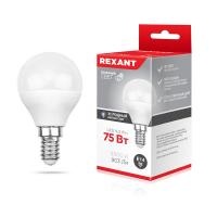 Лампа светодиодная Шарик (GL) 9,5Вт E14 903Лм 6500K холодный свет REXANT