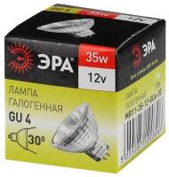 Лампа галогенная ЭРА GU4-MR11-35W-12V-30Cl (10/200)
