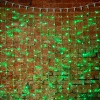 Гирлянда светодиодная Занавес 2х1,5м 360 LED ЗЕЛЕНЫЙ прозрачный ПВХ IP65 постоянное свечение 230В блок в комплекте NEON-NIGHT