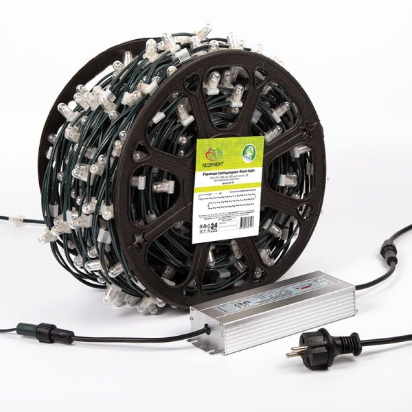 Гирлянда LED ClipLight 12V 150 мм, цвет диодов Синий