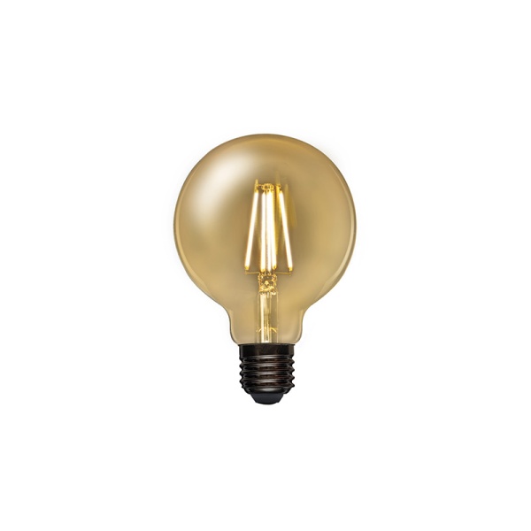 Лампа филаментная LOFT GLOBE A95 11,5Вт 1380Лм 2400K E27 золотистая колба REXANT