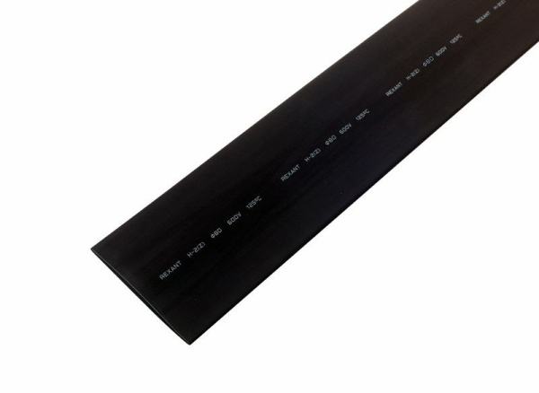 Трубка термоусаживаемая ТУТ нг 80,0/40,0мм, черная, упаковка 10 шт. по 1м REXANT