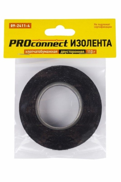 Изолента ХБ 18х0,35 мм (ролик 16,4 м/110 г) (2-ПОЛ) PROconnect
