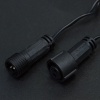 Гирлянда светодиодная Нить 10м 100 LED БЕЛЫЙ черный ПВХ IP65 эффект мерцания 230В соединяется нужен блок 303-500 NEON-NIGHT