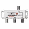 Делитель ТВх3 под F-разъем, 5-1000МГц, Silver (4 F-разъема в комплекте) REXANT