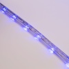 Дюралайт LED трехжильный 230В 13мм 24 LED/м СИНИЙ свечение с динамикой модуль 4м бухта 100м NEON-NIGHT Эконом