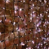 Гирлянда светодиодная Занавес 2х1,5м 300 LED БЕЛЫЙ черный ПВХ IP65 эффект мерцания 230В нужен блок 303-500 NEON-NIGHT