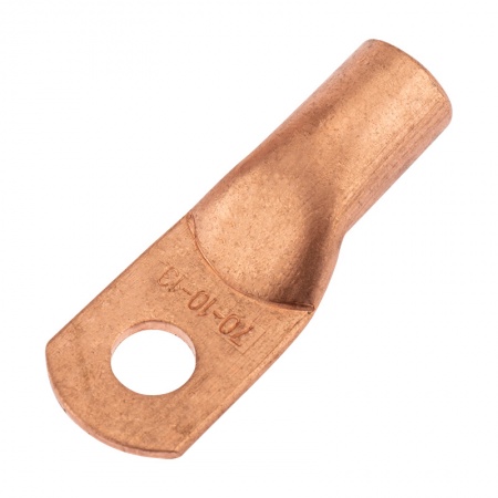 Наконечник медный ТМ 70-10-13 (70мм² - Ø13мм) (в упак. 5 шт.) REXANT