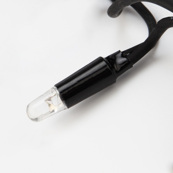 Гирлянда светодиодная Бахрома (Айсикл) 3,2х0,9м 120 LED ТЕПЛЫЙ БЕЛЫЙ черный каучук 3,3мм IP67 эффект мерцания 230В нужен блок 315-000 NEON-NIGHT