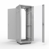 Шкаф напольный 19" 47U 600х800мм, передняя дверь стекло, задняя дверь металл, RAL 7035 REXANT