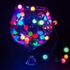 Гирлянда светодиодная Мультишарики Ø17,5мм 20м 200 LED RGB черный ПВХ IP65 быстрая смена цвета 230В нужен блок 303-500 NEON-NIGHT