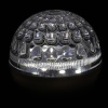 Лампа светодиодная, диаметр 50мм, E27, 9 LED, 1Вт, ТЕПЛЫЙ БЕЛЫЙ, прозрачная колба, 230В NEON-NIGHT