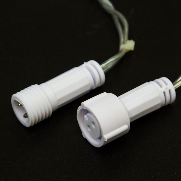 Гирлянда светодиодная Нить 10м 200 LED БЕЛЫЙ прозрачный ПВХ IP65 эффект мерцания 230В соединяется нужен блок 303-500-1 NEON-NIGHT