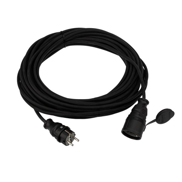 Удлинитель-шнур КГ 3х1,5, 20м, морозостойкий, с/з, 16А, 3500Вт, IP44 (Сделано в России) REXANT