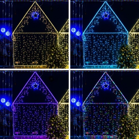 Дюралайт LED, свечение с динамикой (2W) - RGB Ø13мм, 36LED/м, 6м