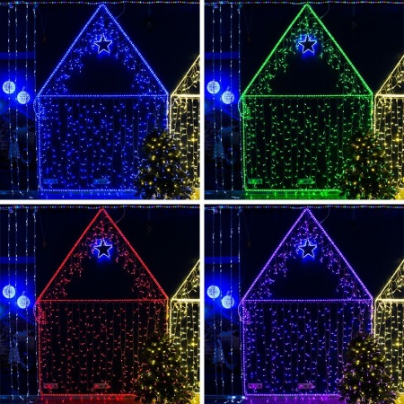Дюралайт LED , свечение с динамикой (2W) - RGB Ø13мм, 36LED/м, 14м